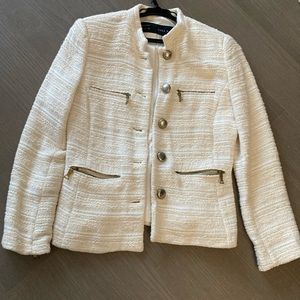 Zara cream blazer.